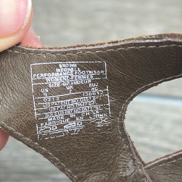 Merrell Terrain Ari Lattice J36612 Women’s Sz 9 Agave Brown Leather Strap Sandal - Picture 6 of 14